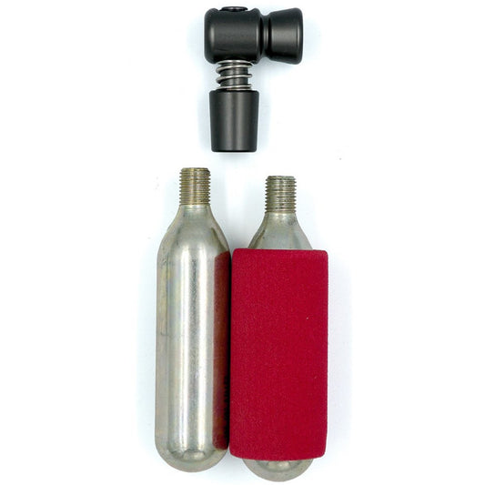 QBP CO2 16g 2 Pcs + Press Regulator Head