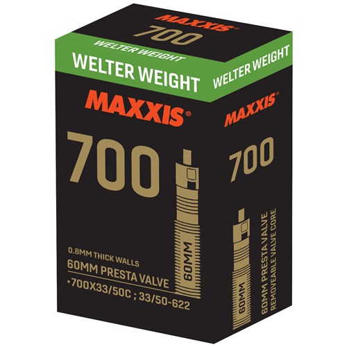 Maxxis Welter Weight Presta Valve Tube 700 x 33/50c Presta Valve 60mm