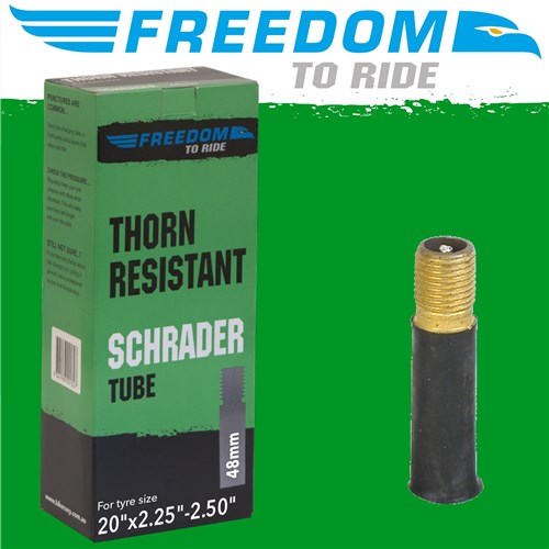 Freedom Thorn Resistant Schrader Valve Tube 20 X 2.25-2.5'' Schrader Valve 48mm