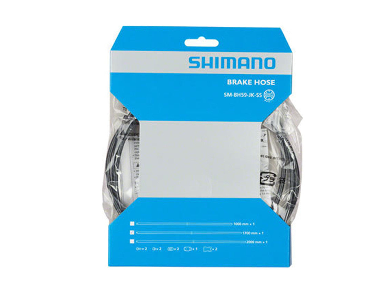 Shimano BH59 Disc Brake Hose 1000mm Kit Straight Connection