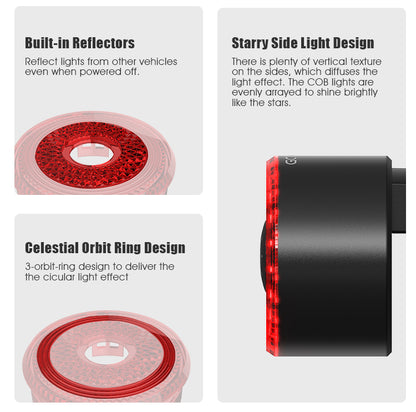Gaciron 100 lm Smart Brake Magnetic Rear Light