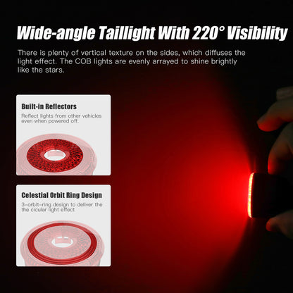 Gaciron 100 lm Smart Brake Magnetic Rear Light