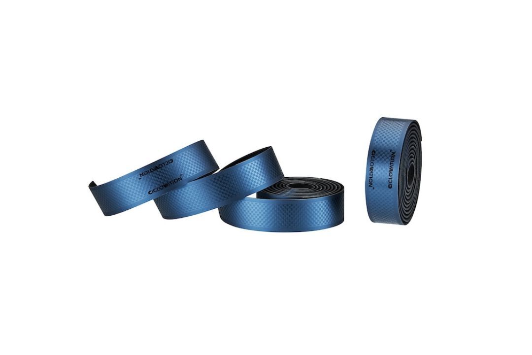 Ciclovation Advanced Poly Touch Vapour Metallic Bar Tape - Portimao Blue
