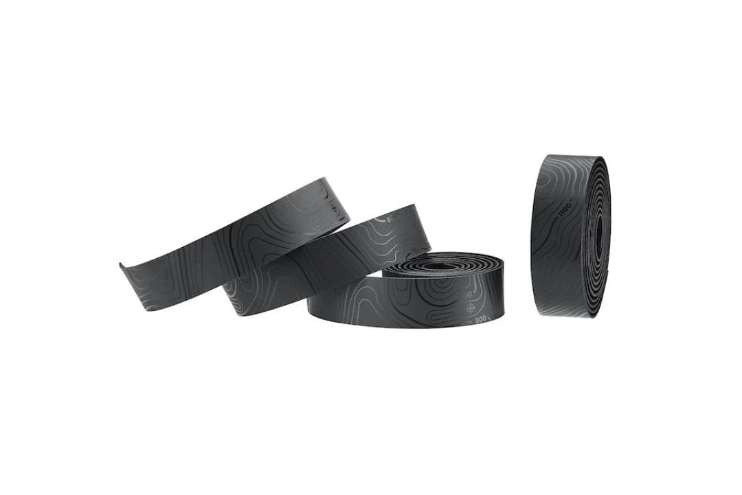 Ciclovation Advanced Leather Touch Minimalism Topo Bar Tape - Jet Black