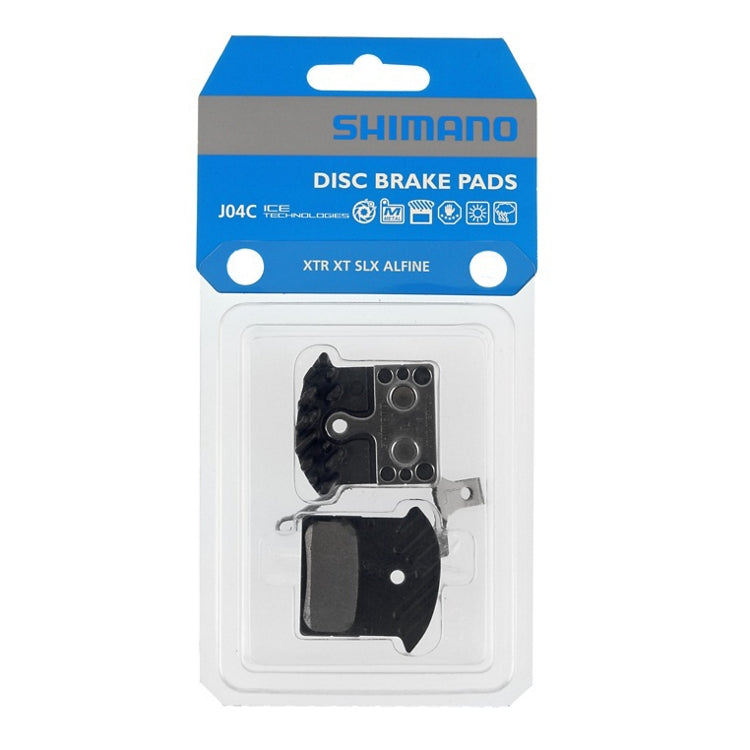 Shimano Disc Brake Pad Metal With Fin J04C-MF 1 Pair