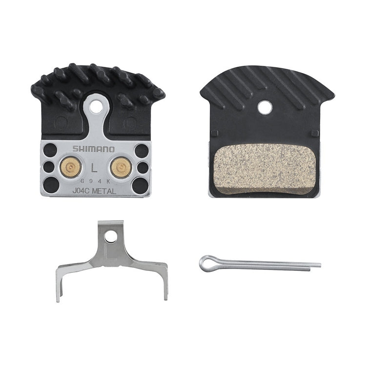 Shimano Disc Brake Pad Metal With Fin J04C-MF 1 Pair