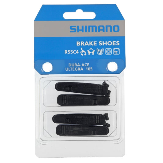 SHIMANO- R55C4 Brake Pads Shoes/ Dura-Ace Ultegra Shimano 105 Road Bike Rims (2 Pairs)