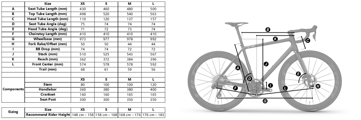 X-LAB RT9 Dura Ace Di2 Road Bike Black
