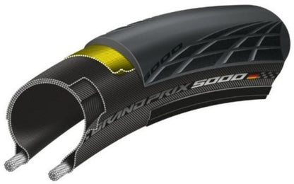 Continental GP5000 Clincher Folding Tyre Black