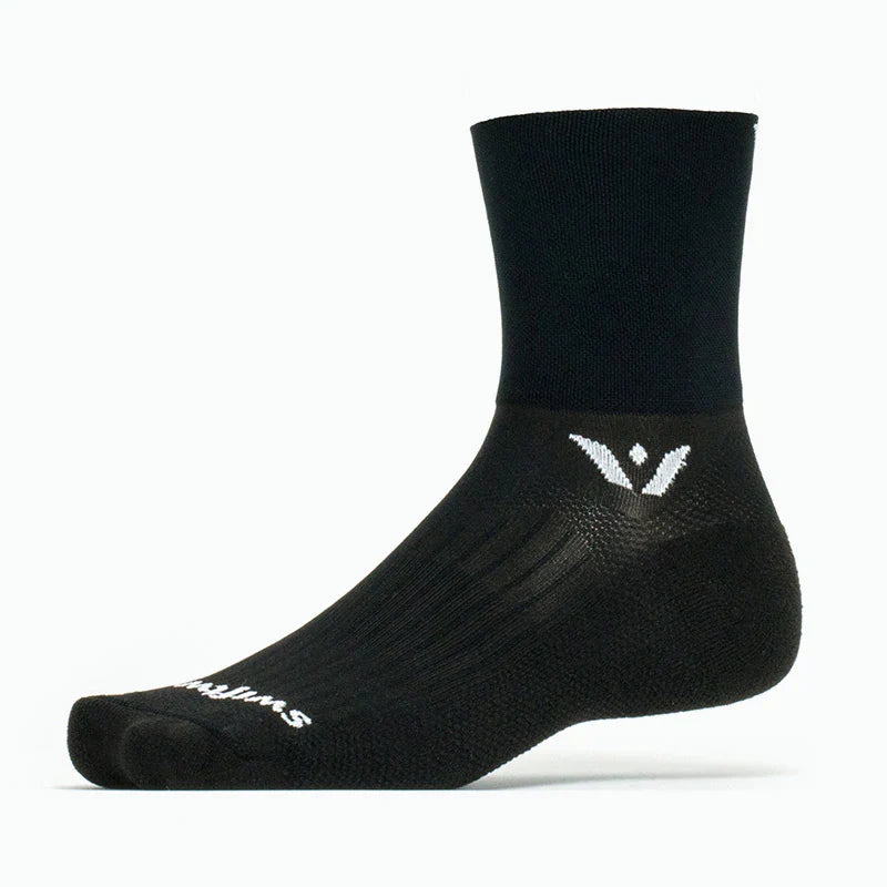 Swiftwick Aspire Seven Black Sock
